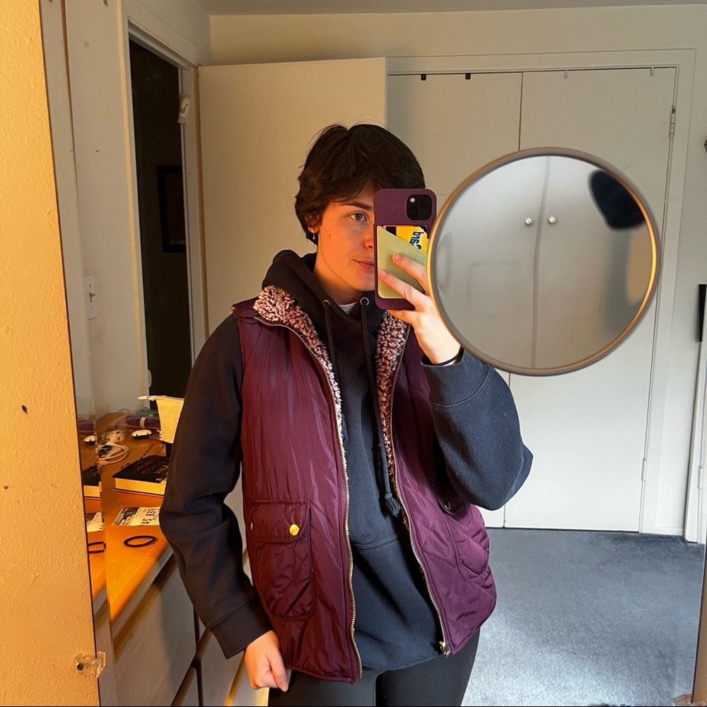Maroon Reversible Vest - Picture 7 of 8